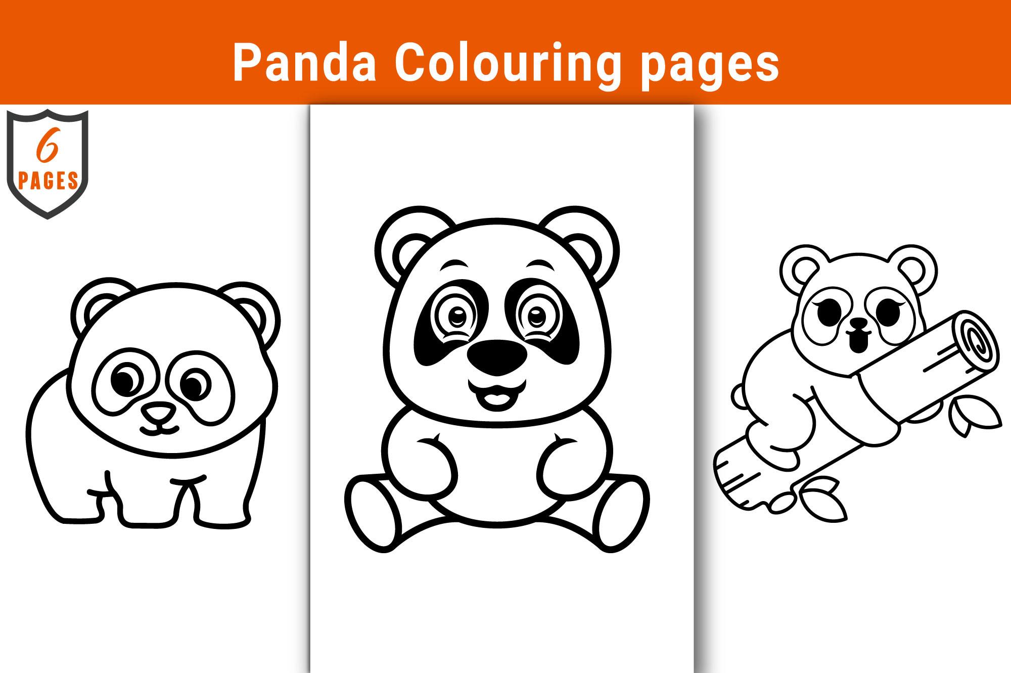 Panda Colouring Page