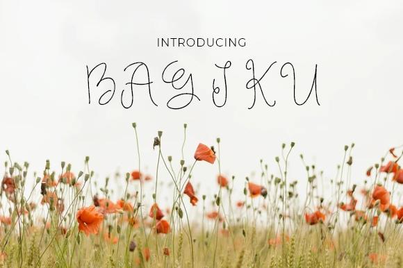 Bagiku Font