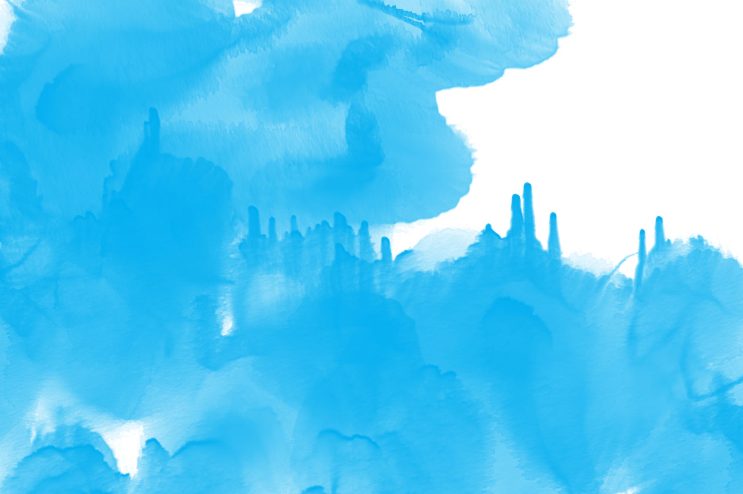 Watercolor Stains Wedding