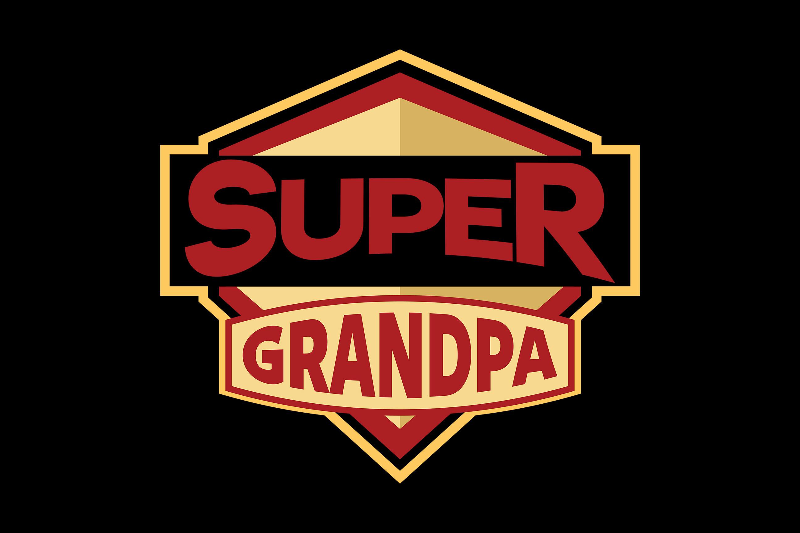 Super Grandpa T-shirt Sublimation