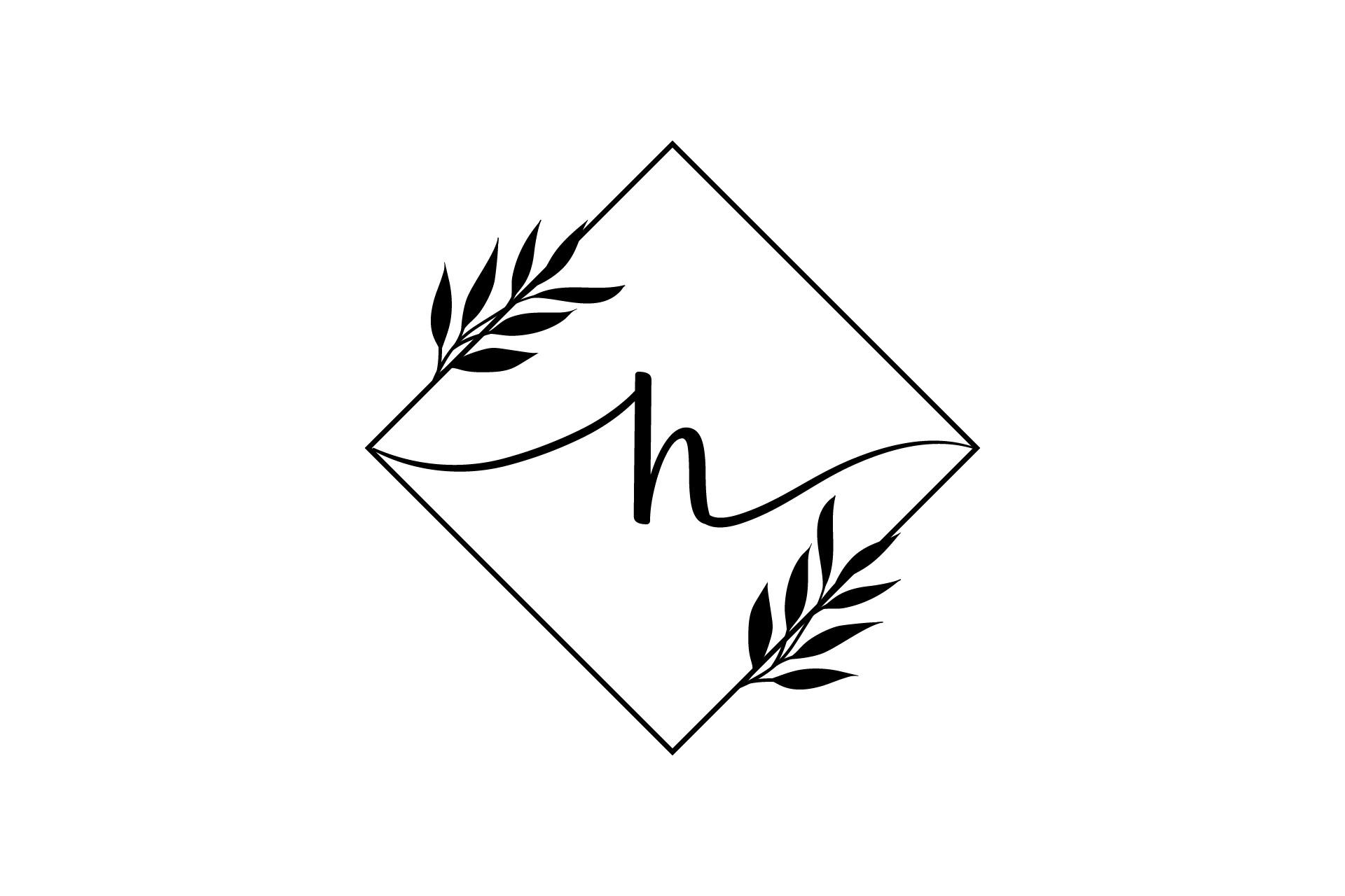 Monogram Letter Alphabet