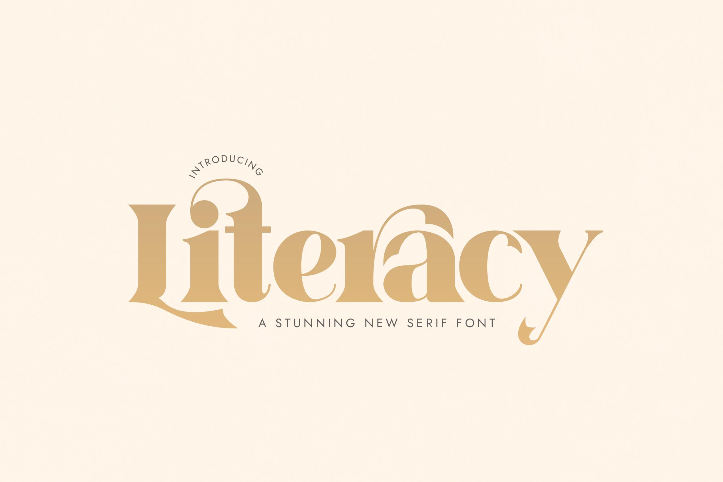 Literacy Font