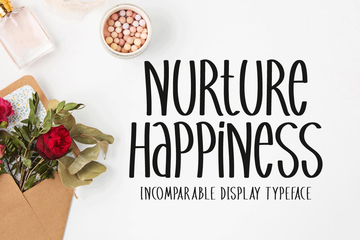 Nurture Happiness Font