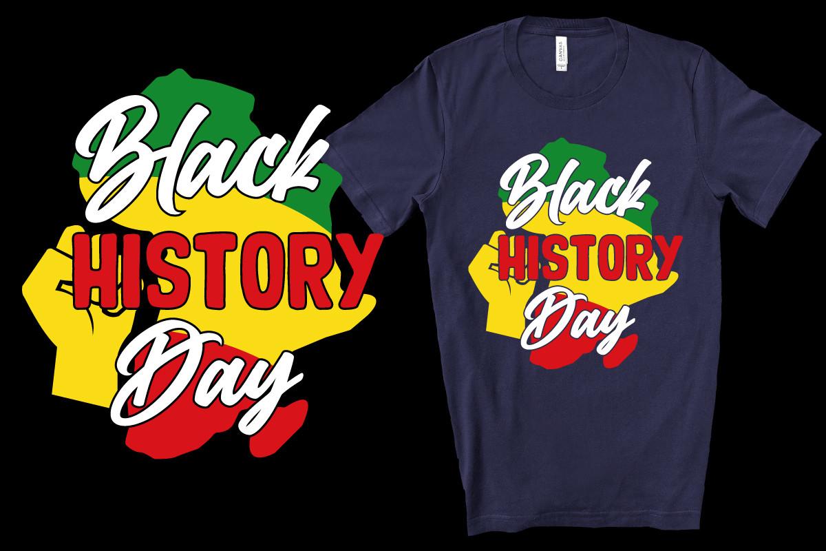 Black History T-Shirt Design