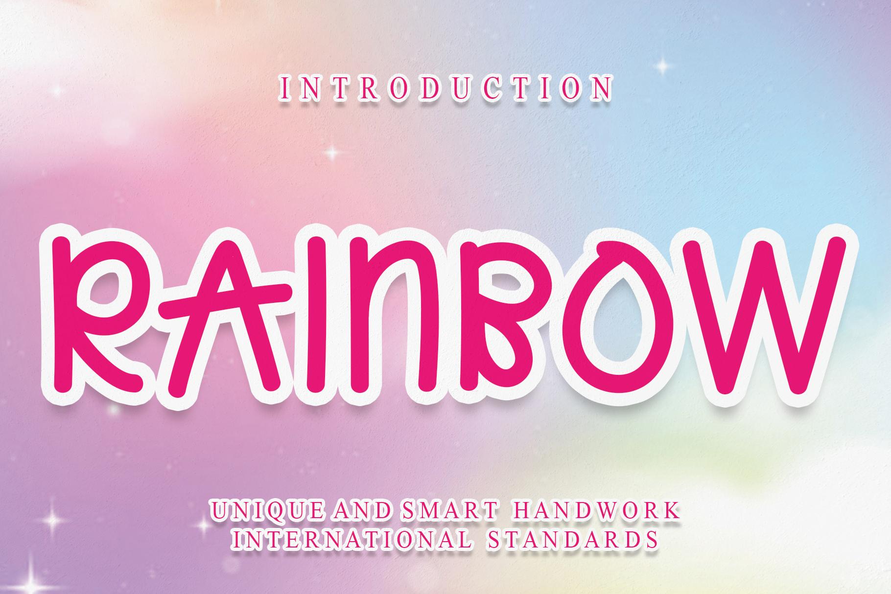 Rainbow Font
