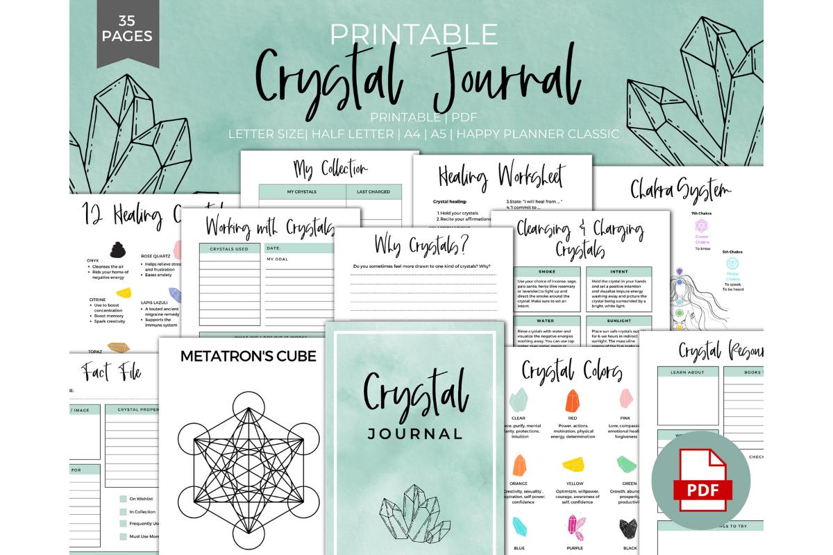 Crystal Planner Printable