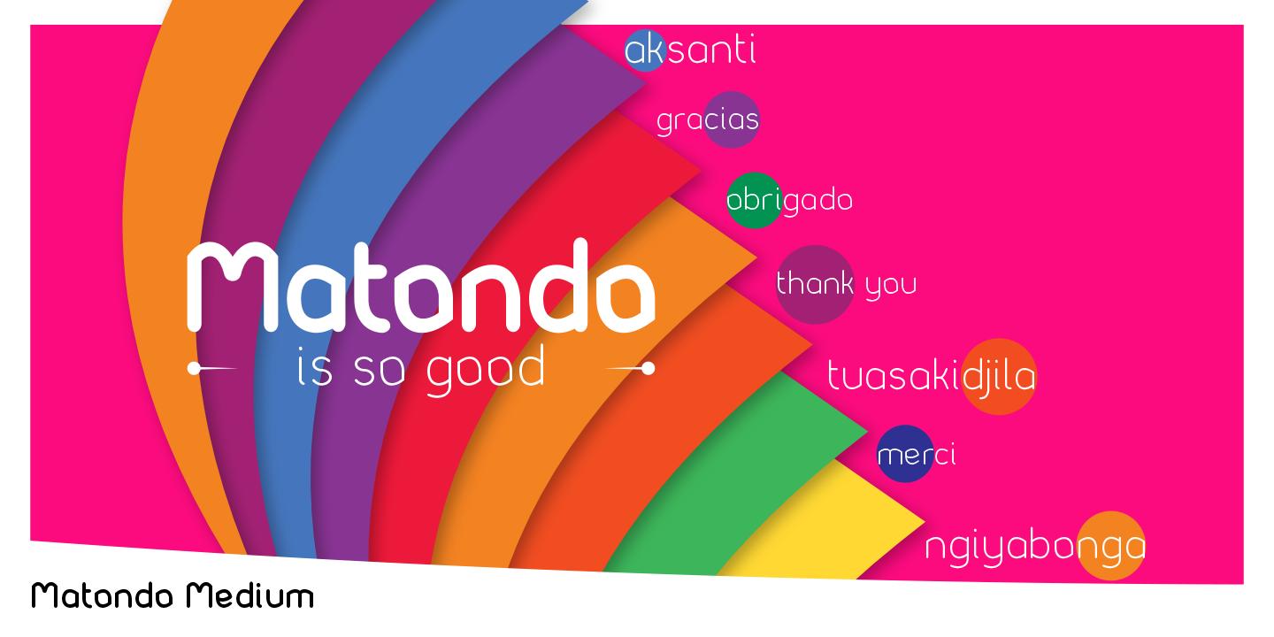 Matondo Medium Font