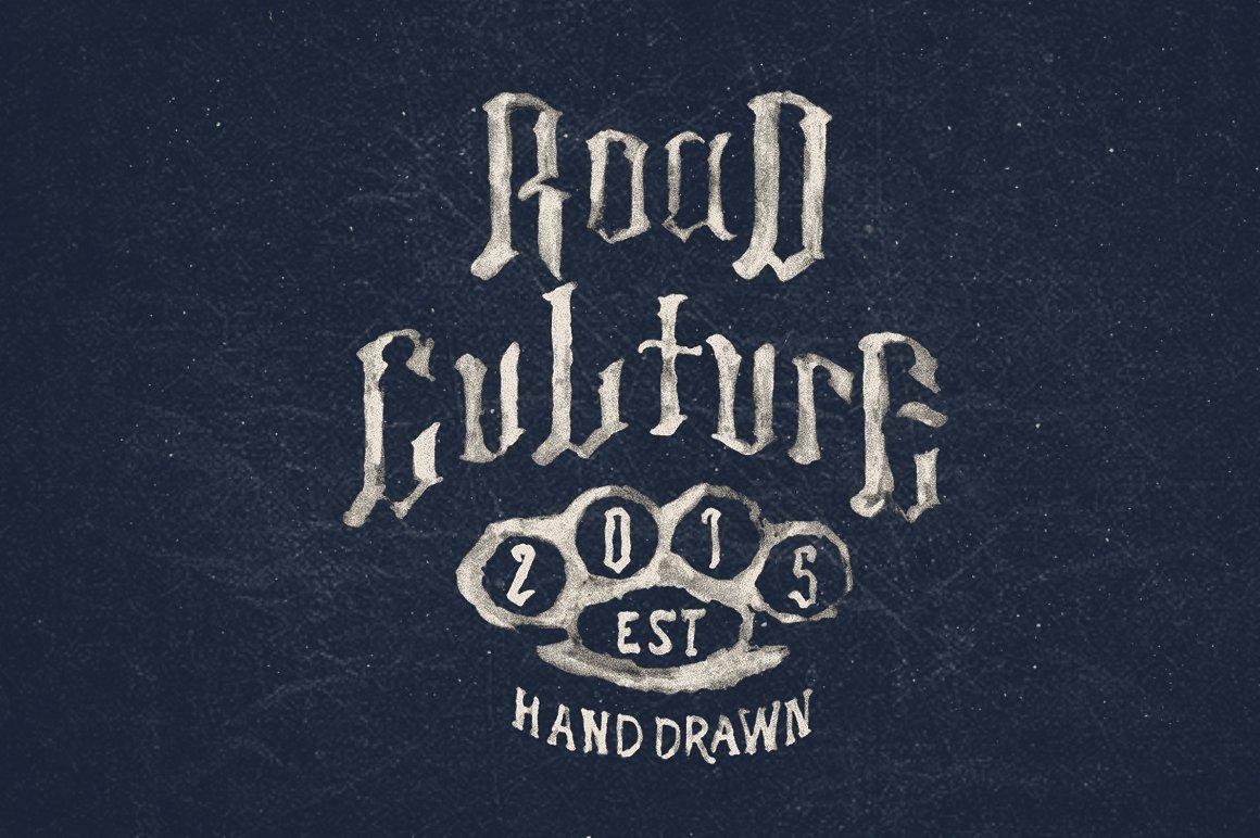Road Culture Font