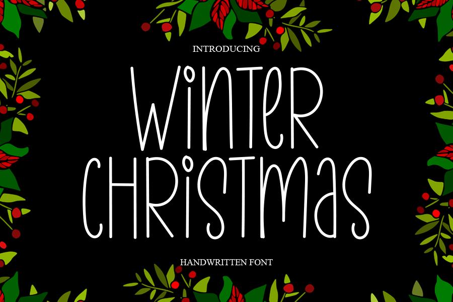 Winter Christmas Font
