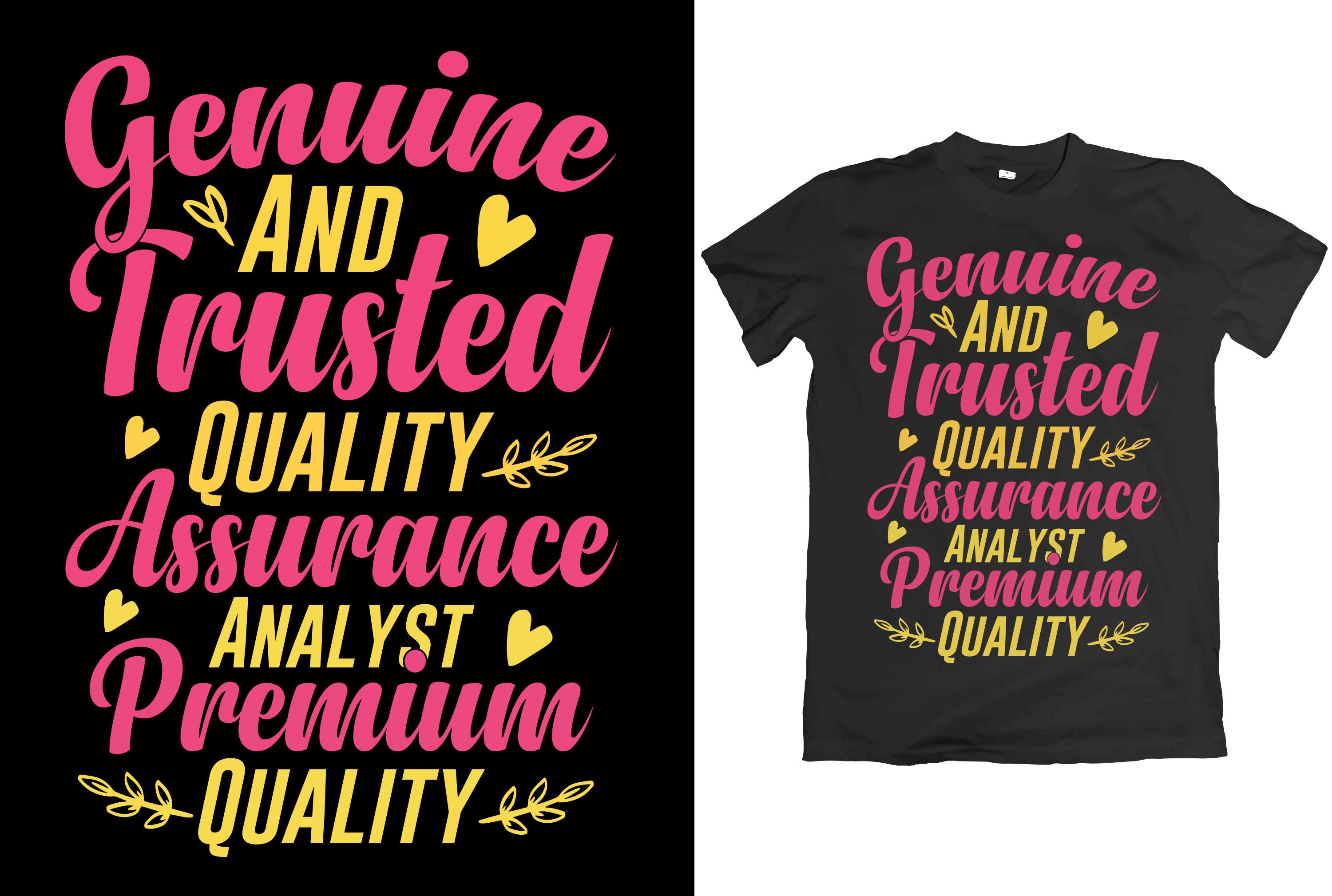 Genuine and Trusted Quality Assurance.
