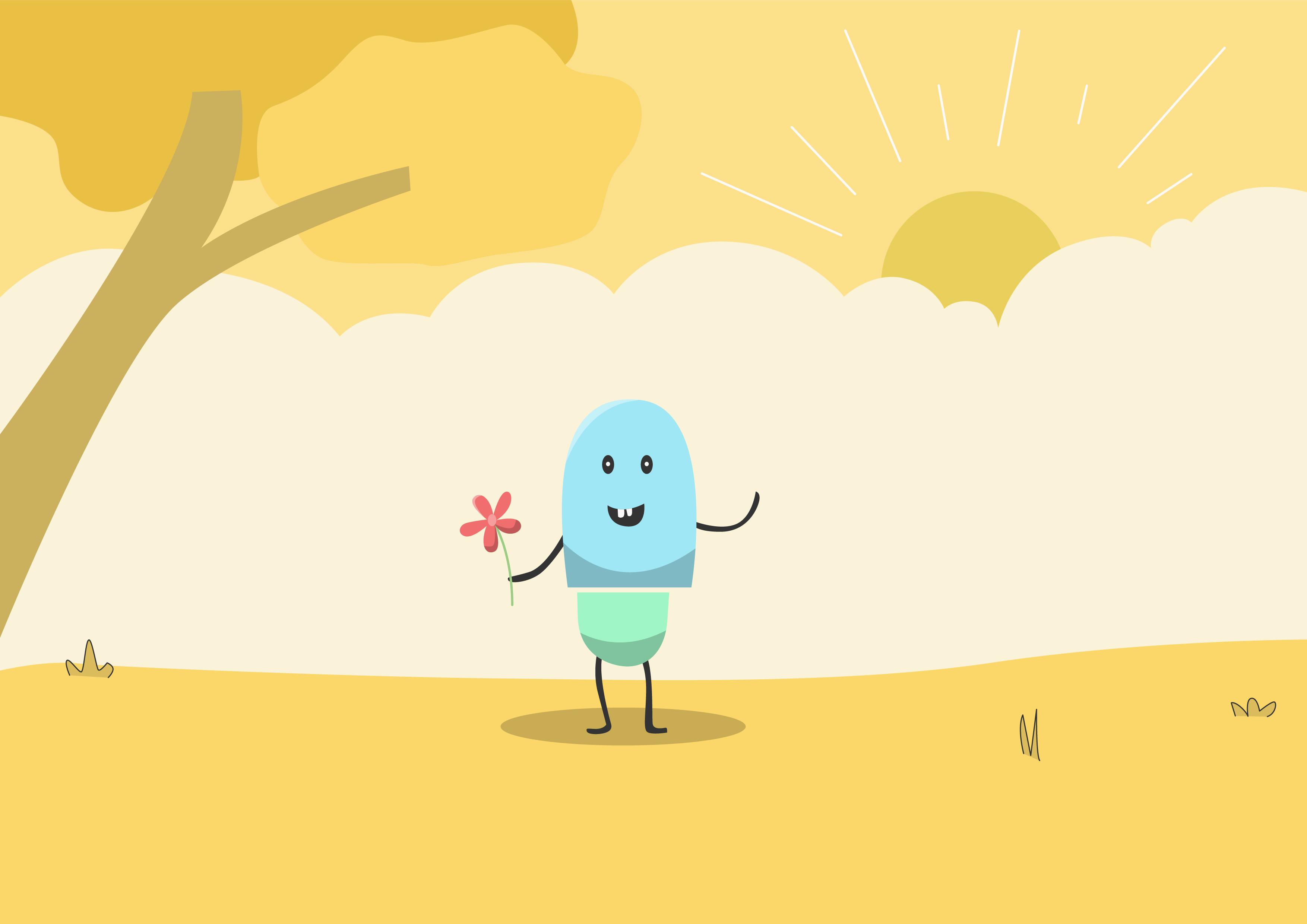Cute Peanut Dumb Illustration #325