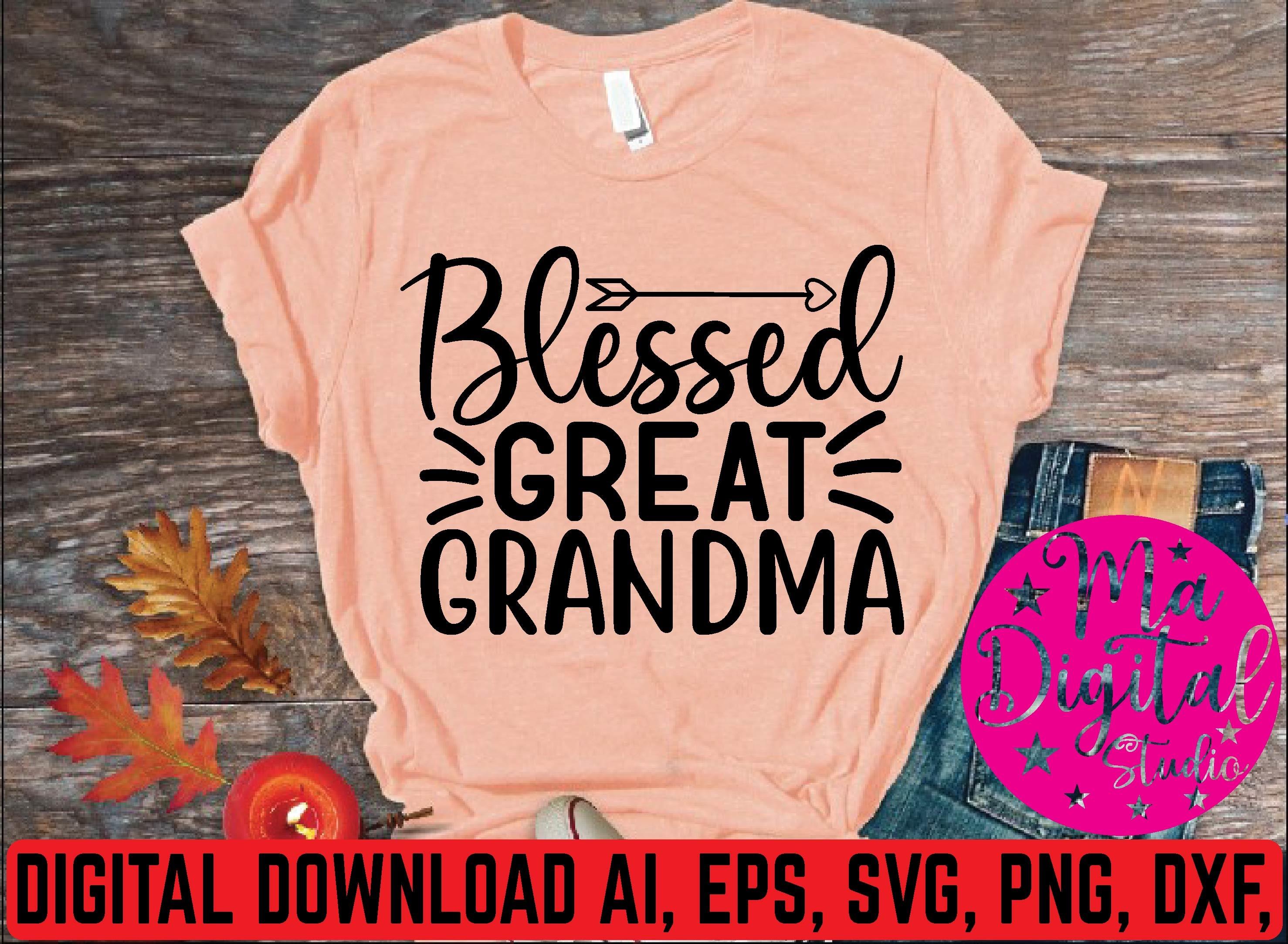 Blessed Great Grandma Svg