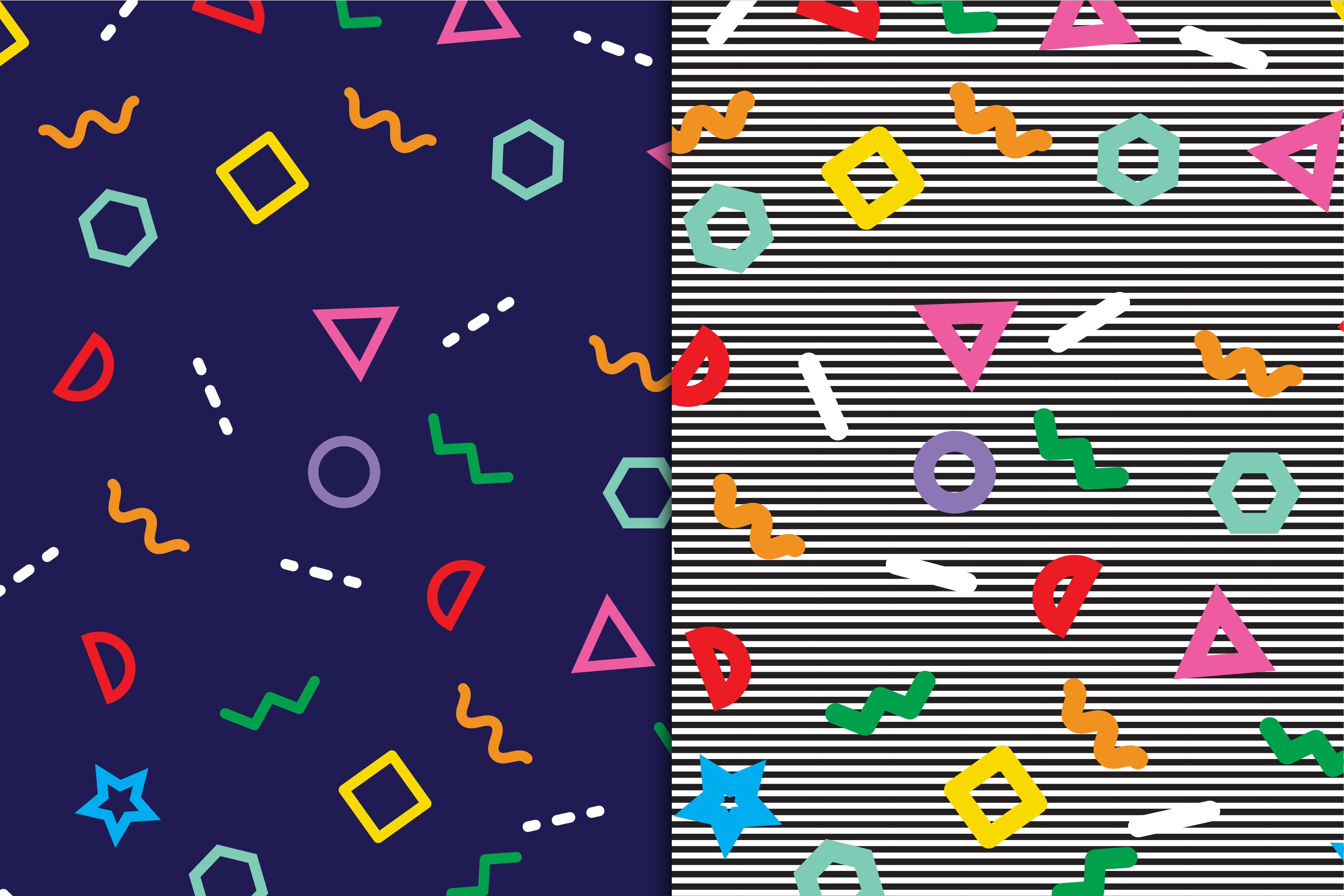 Memphis Retro Seamless Pattern