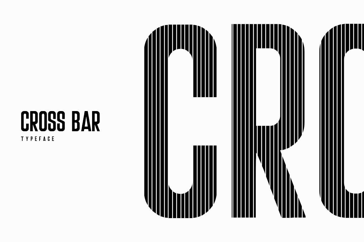 CrossBar Font