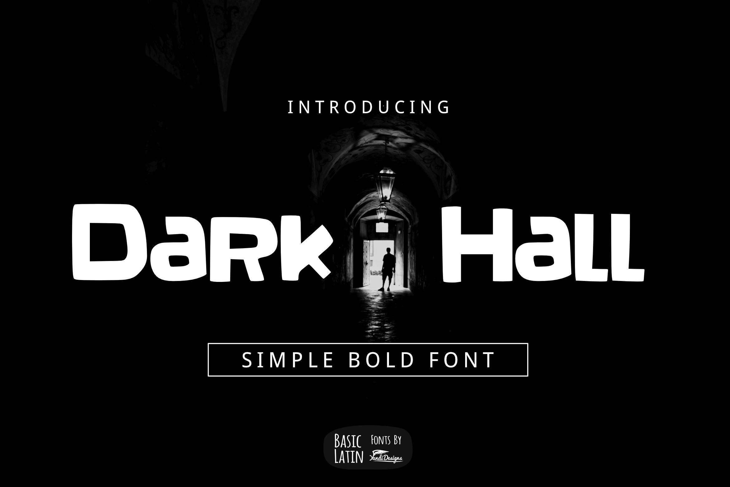 Dark Hall Font