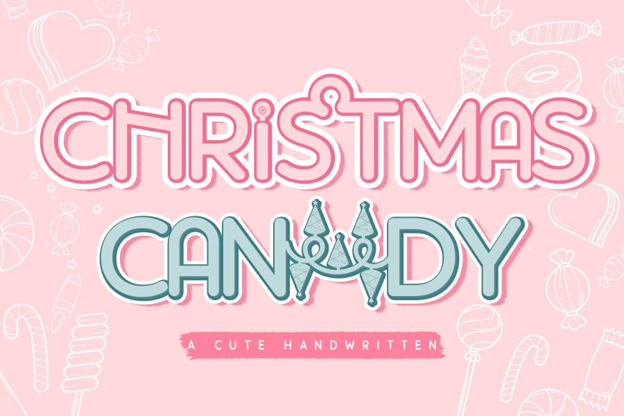 Christmas Candy Font