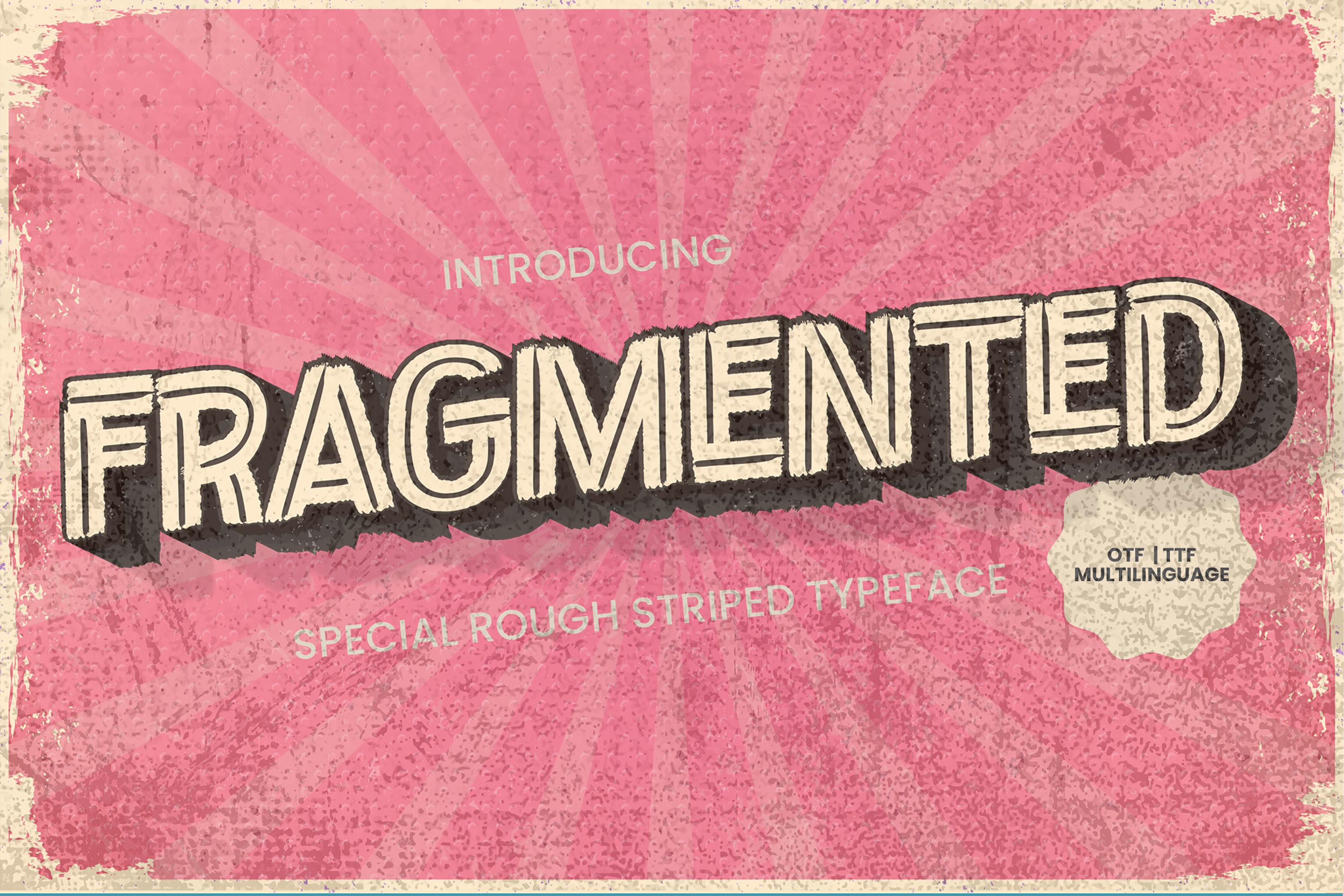 Fragmented Font