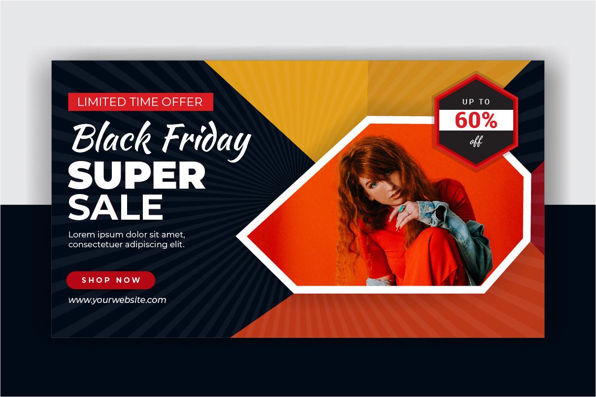 Black Friday Sale Web Banner Template