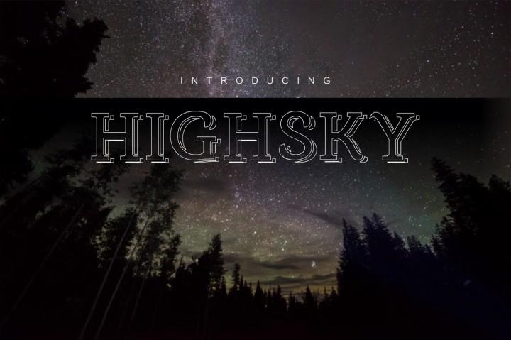HighSky Font