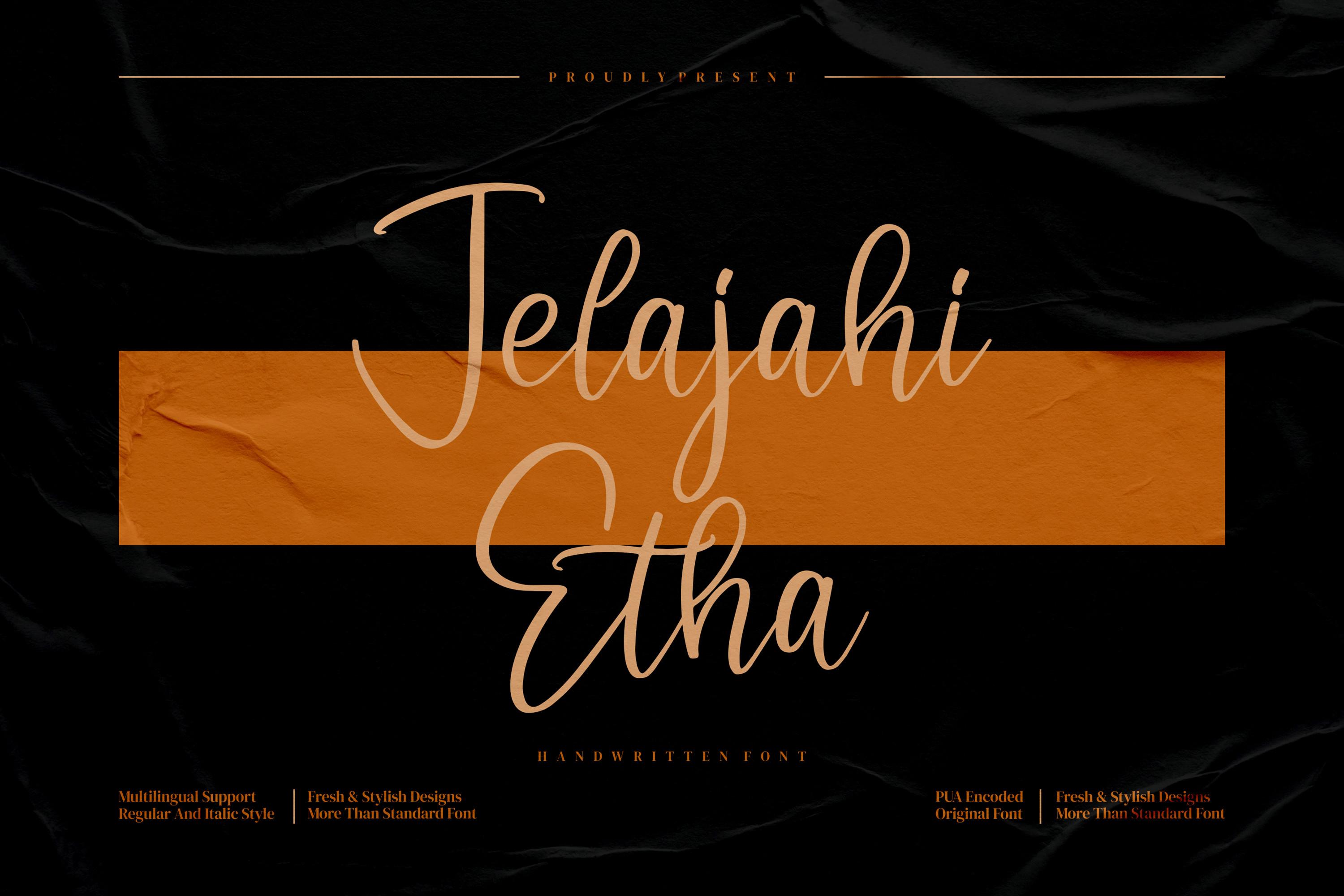 Jelajahi Etha Font