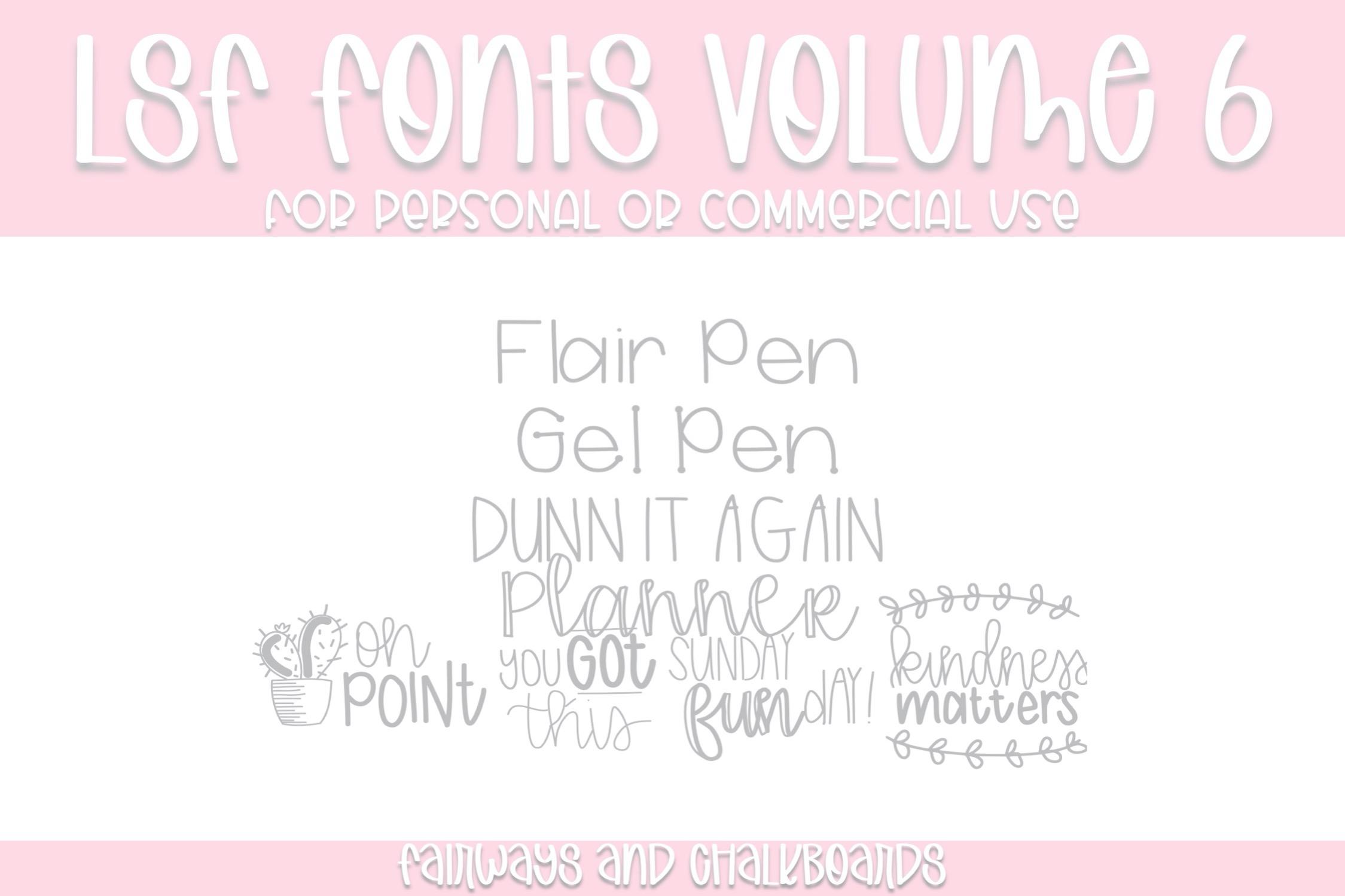 LSF Volume 6 Font