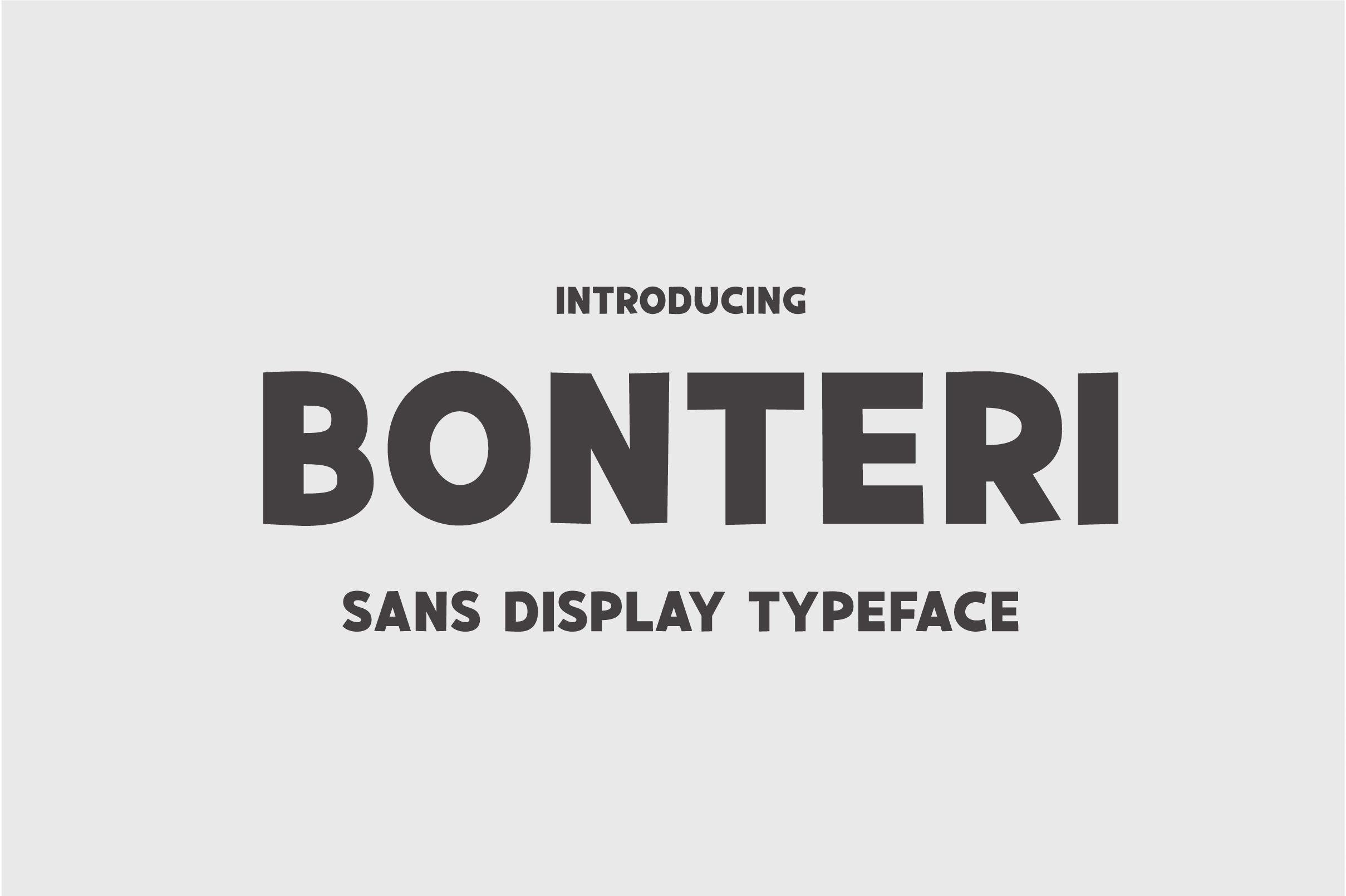Bonteri Font