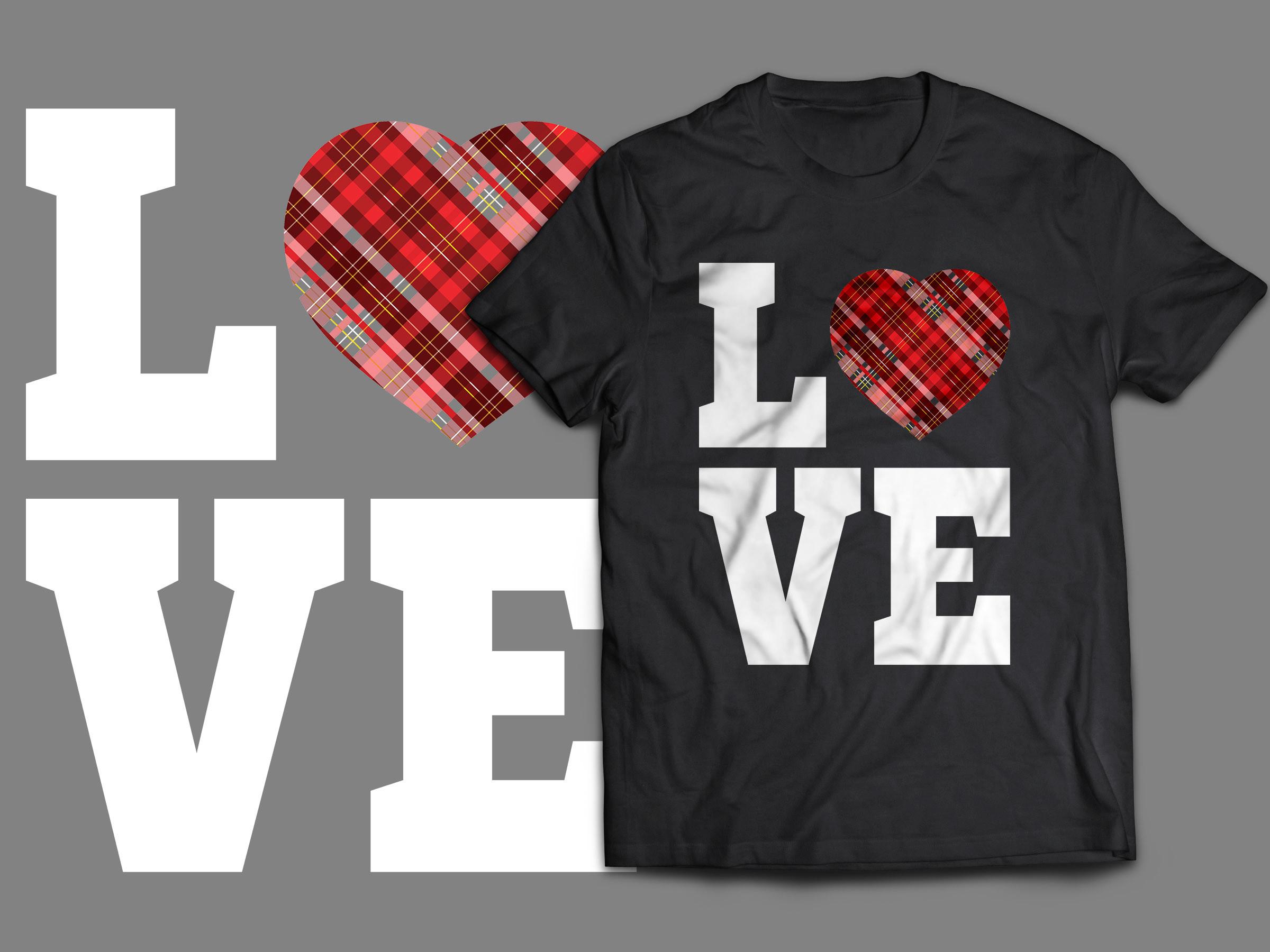 Love Valentine Tshirt Design