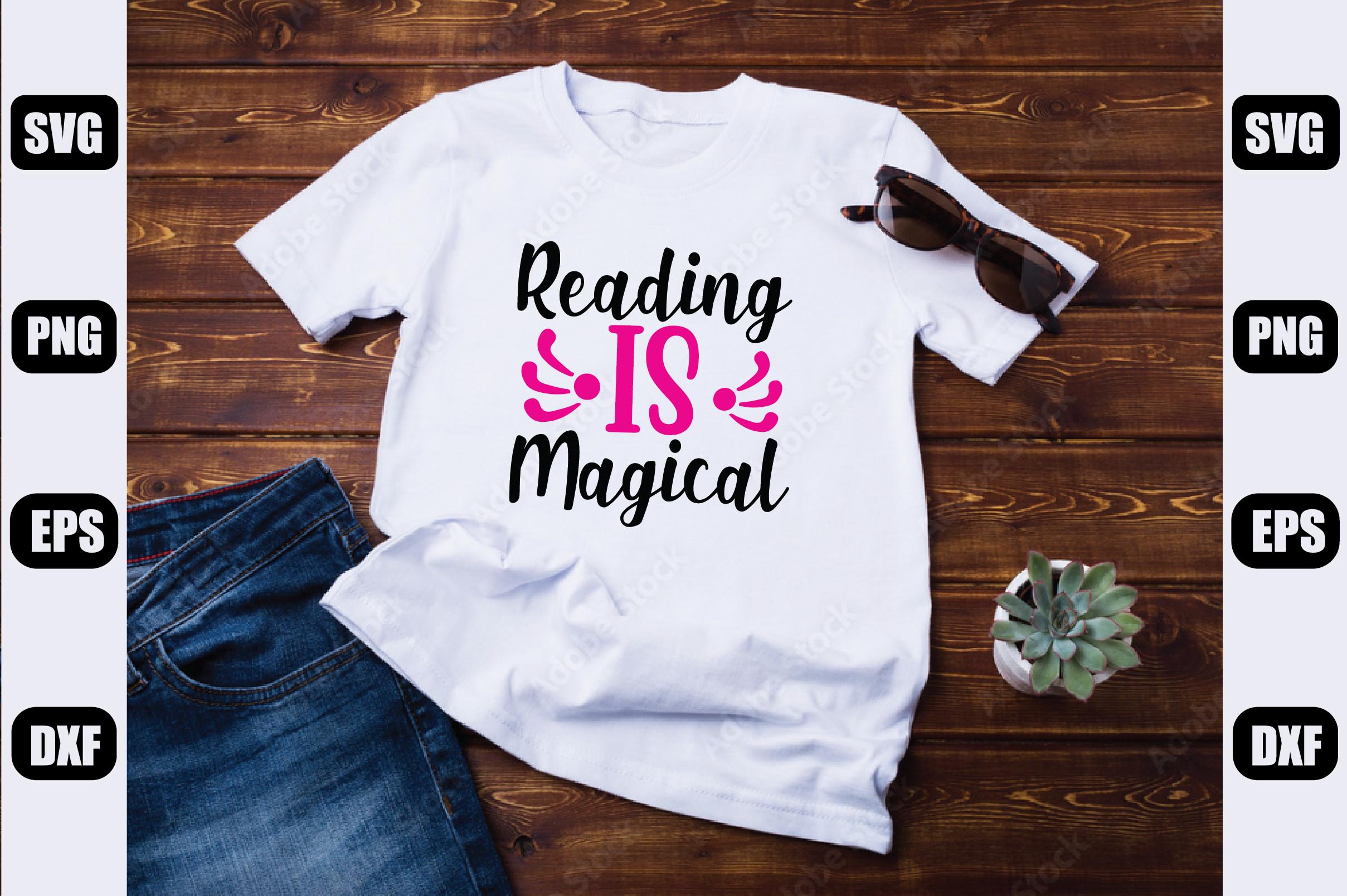 Planner Sticker SVG Design, Reading is M