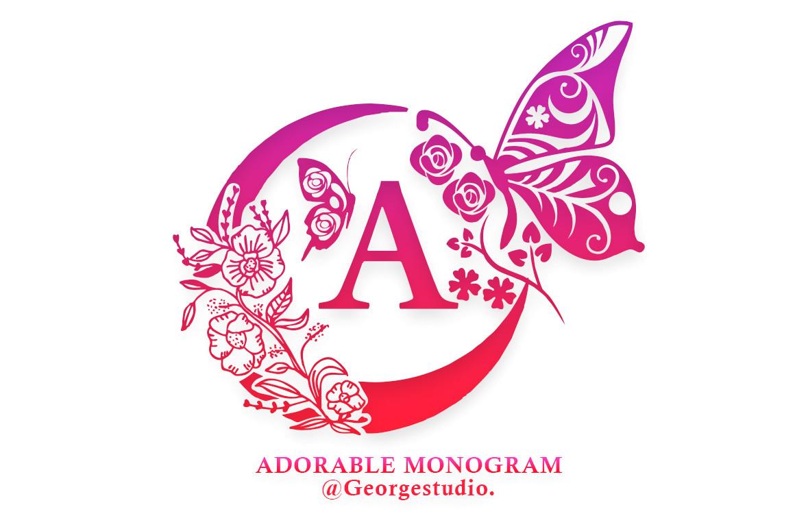 Adorable Monogram Font