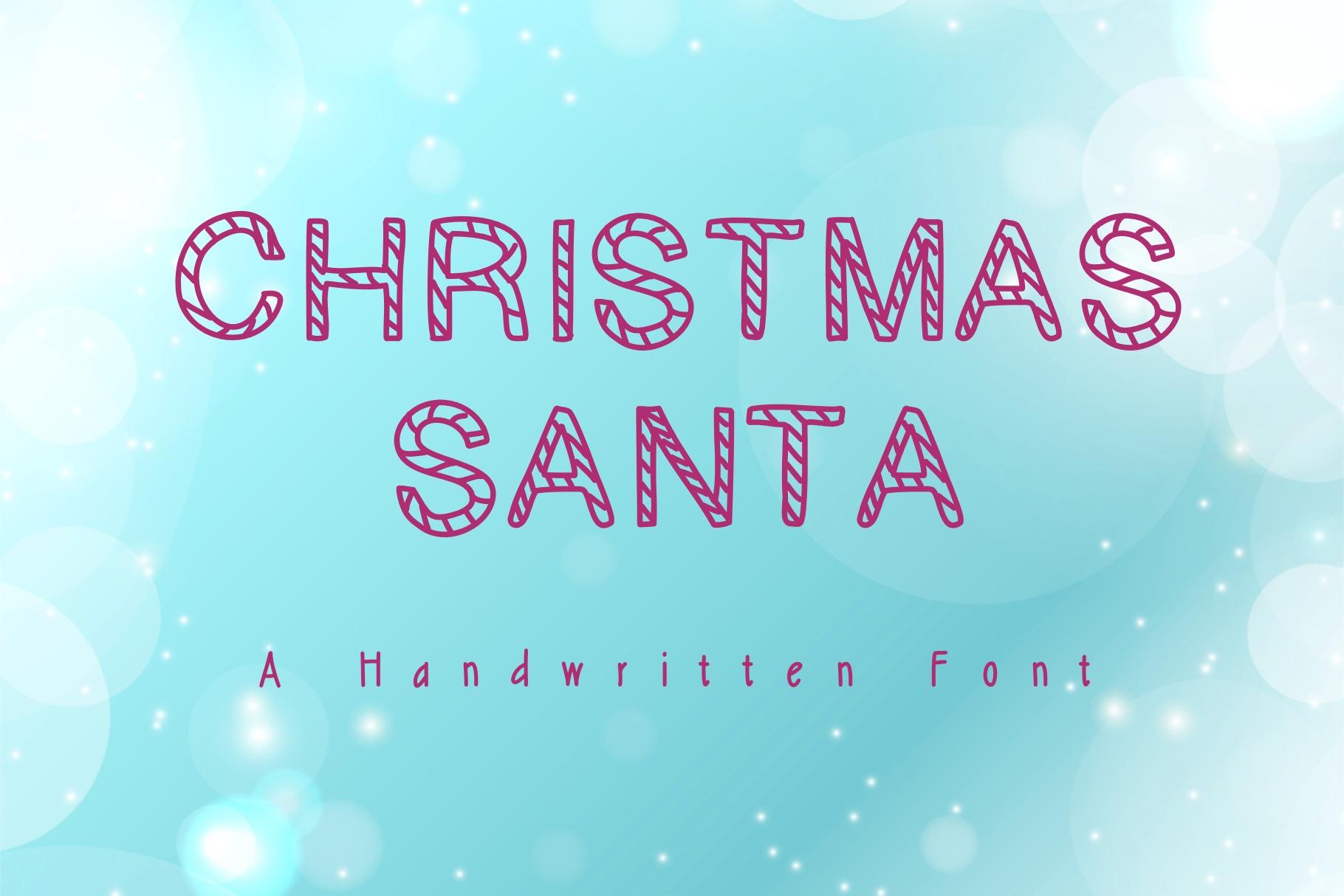 Christmas Santa Font