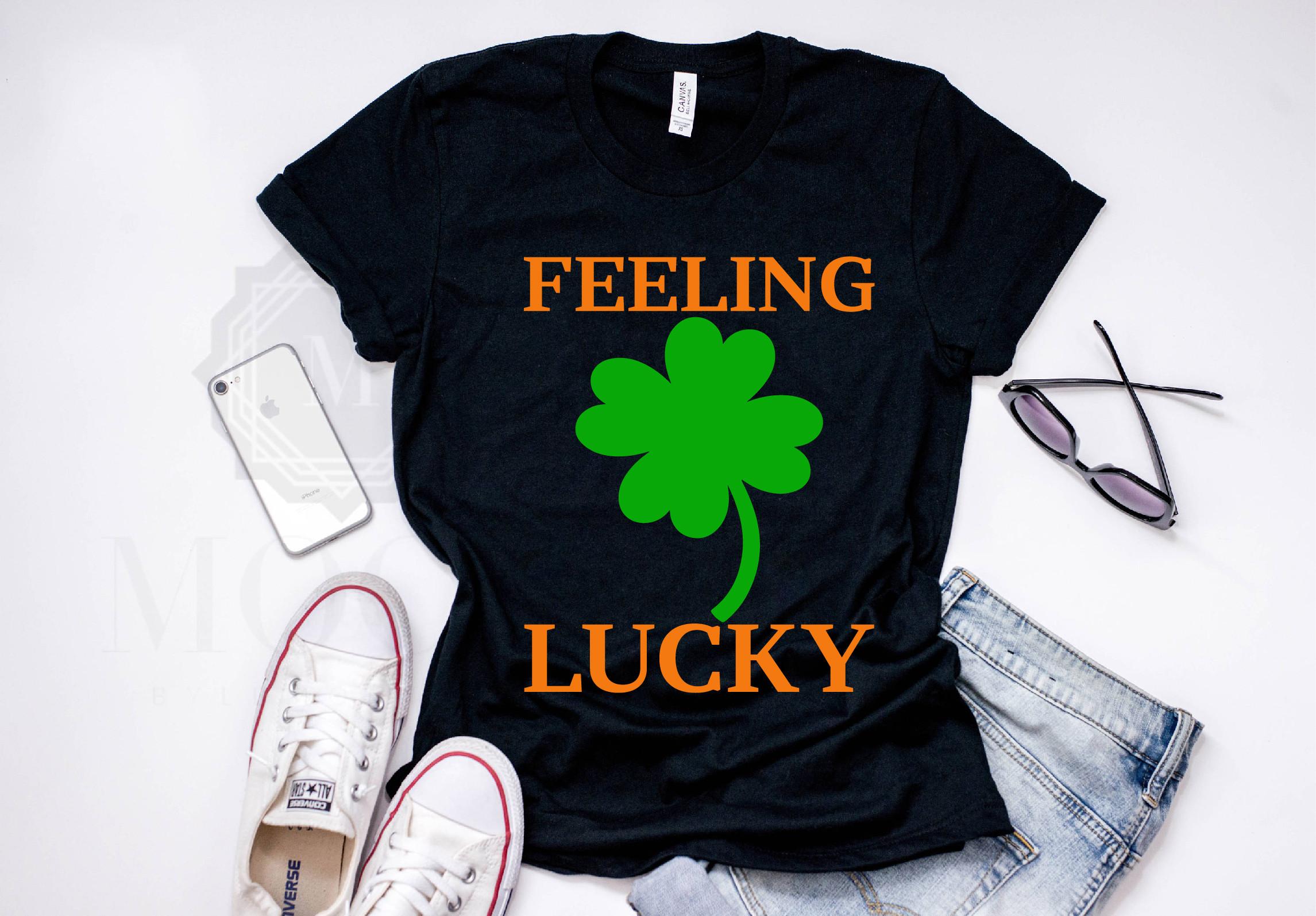 Feeling Lucky T-shirt Design