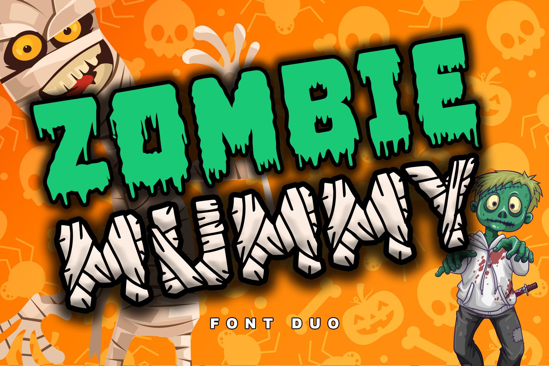 Zombie Mummy Font
