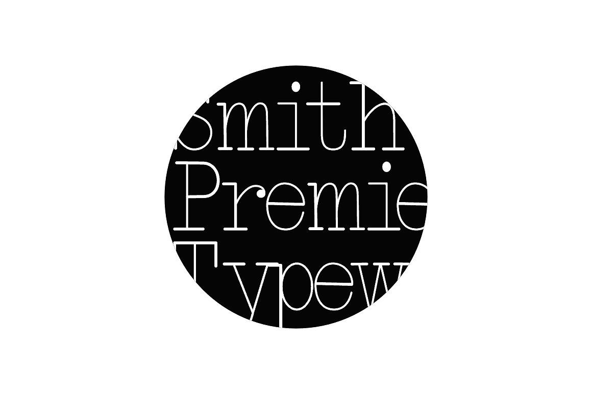 Smith-Premier Typewriter Family Font