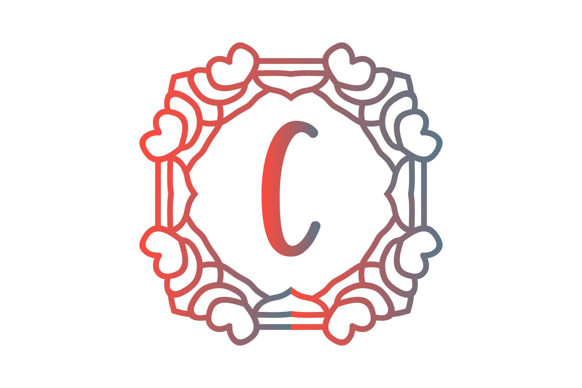 Monogram Graphic Vector Illustration Art