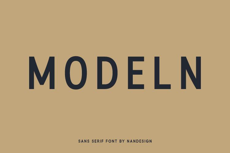 Modeln Font