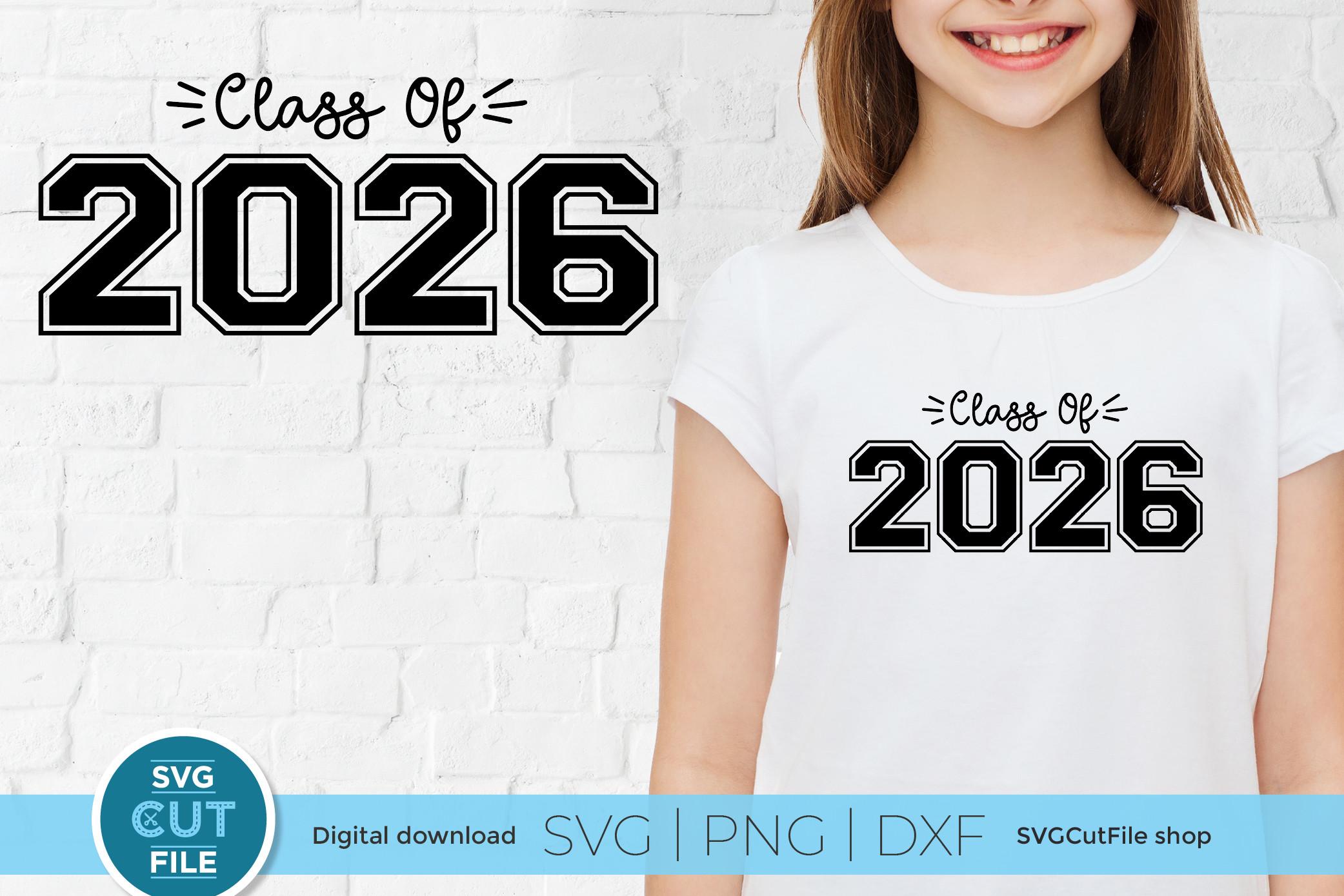 Class of 2026 Svg, Cute 2026 Grad Svg
