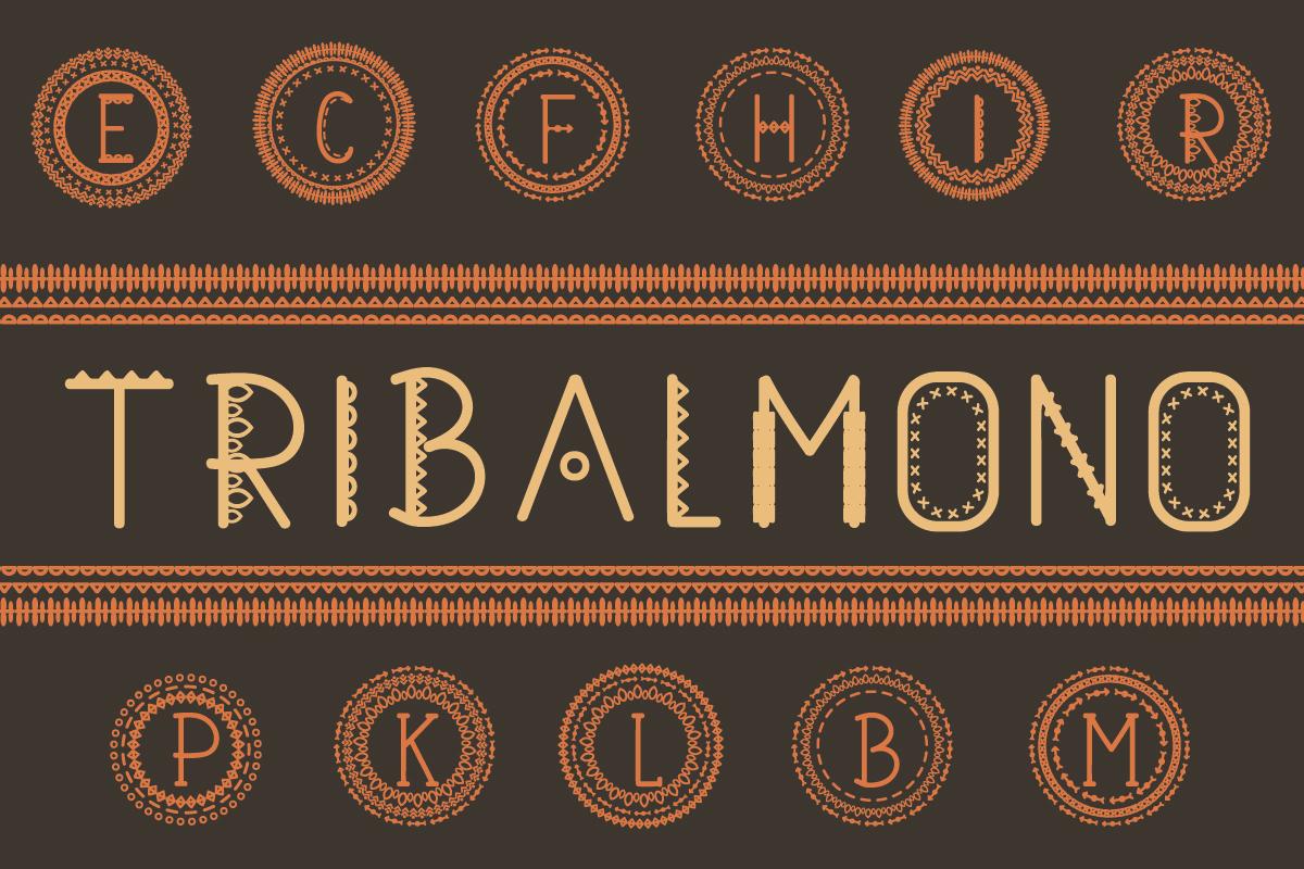 Tribalmono Font