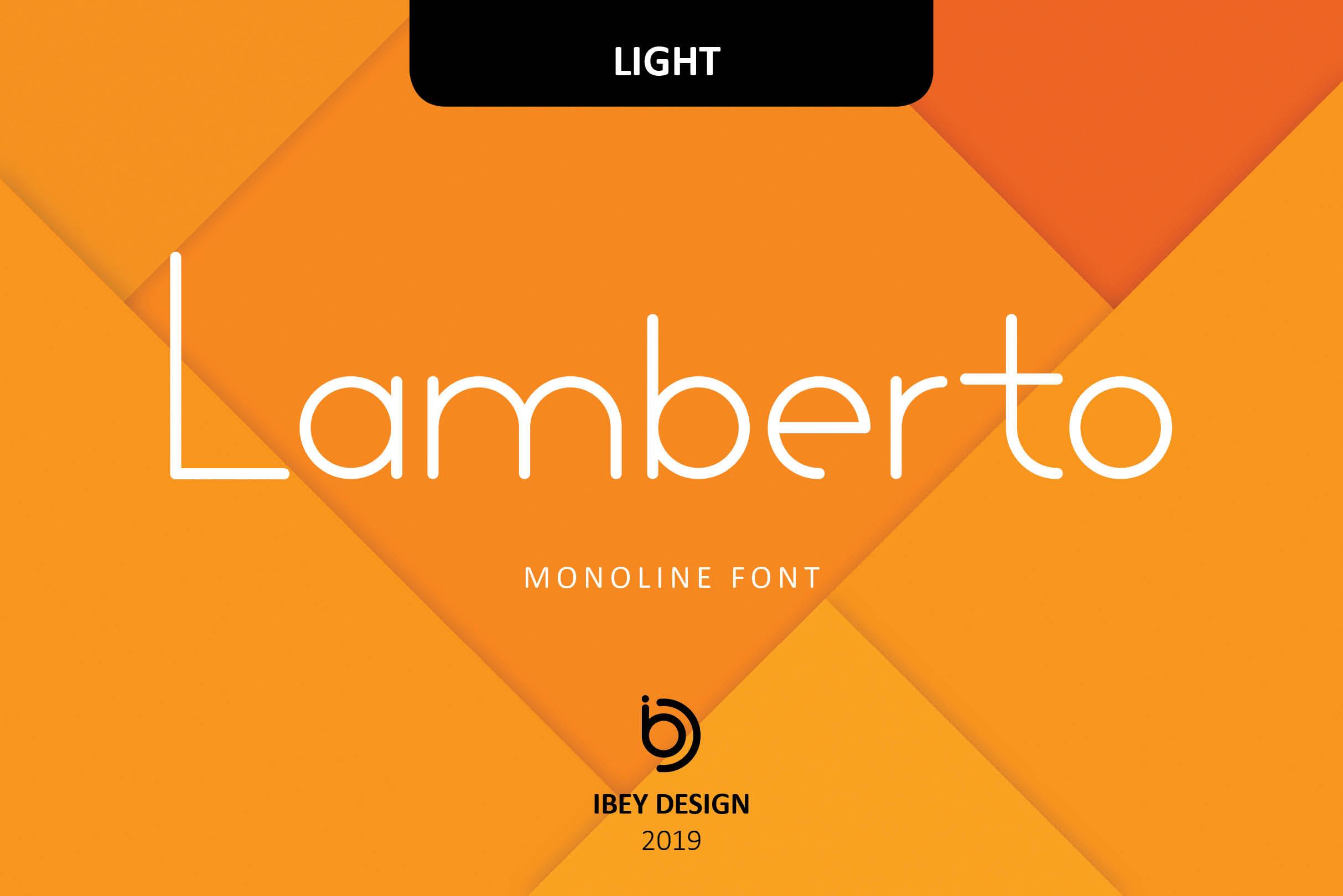 Lamberto Light Font