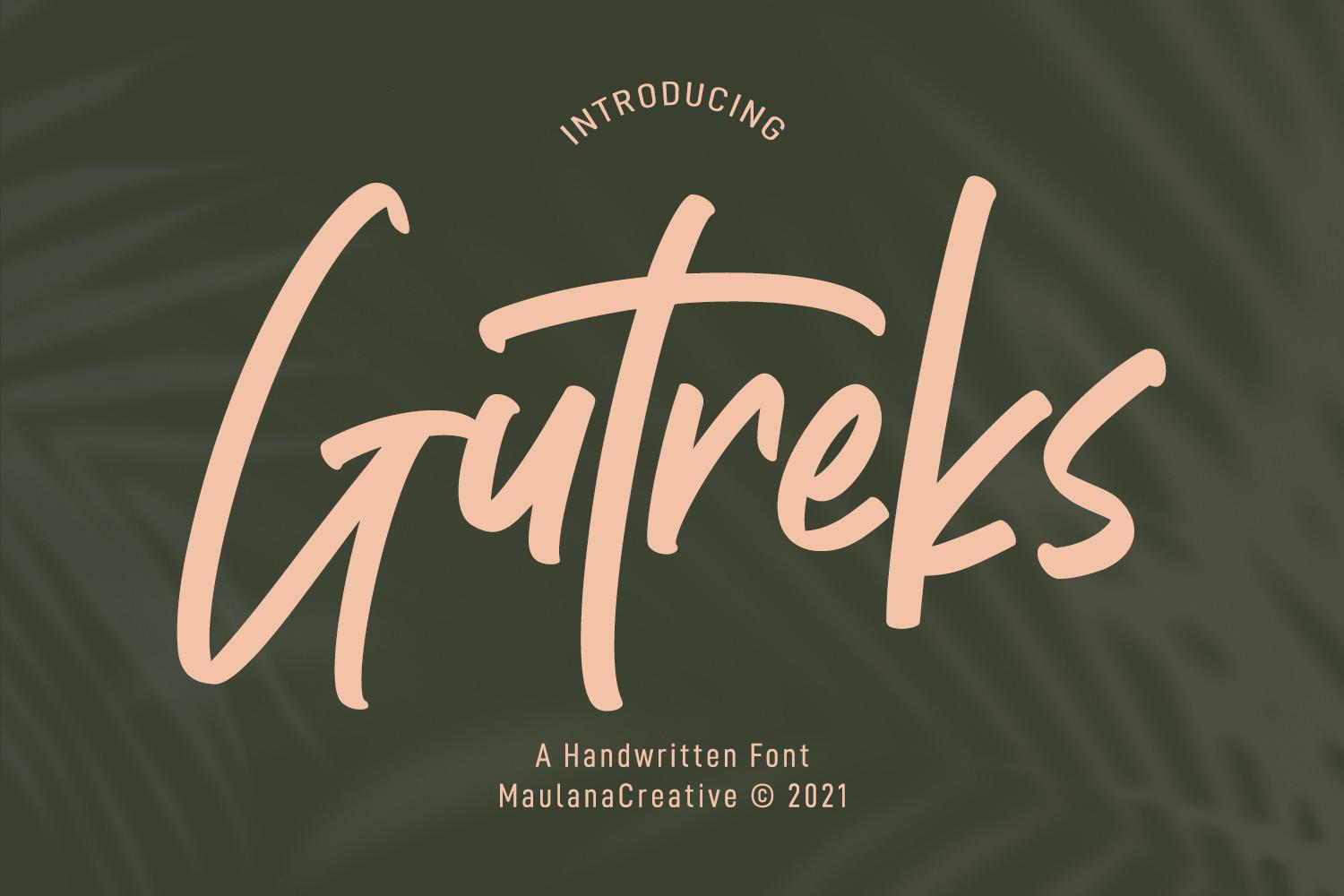Gutreks Font