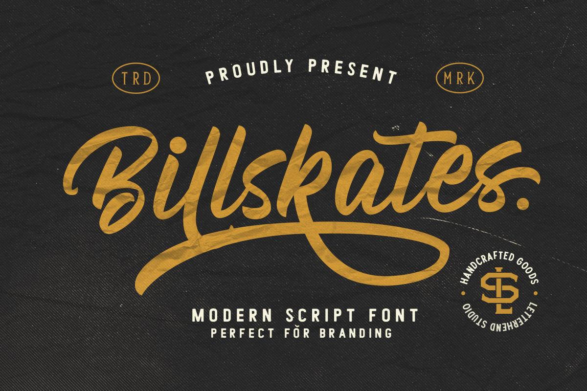 Billskates Font