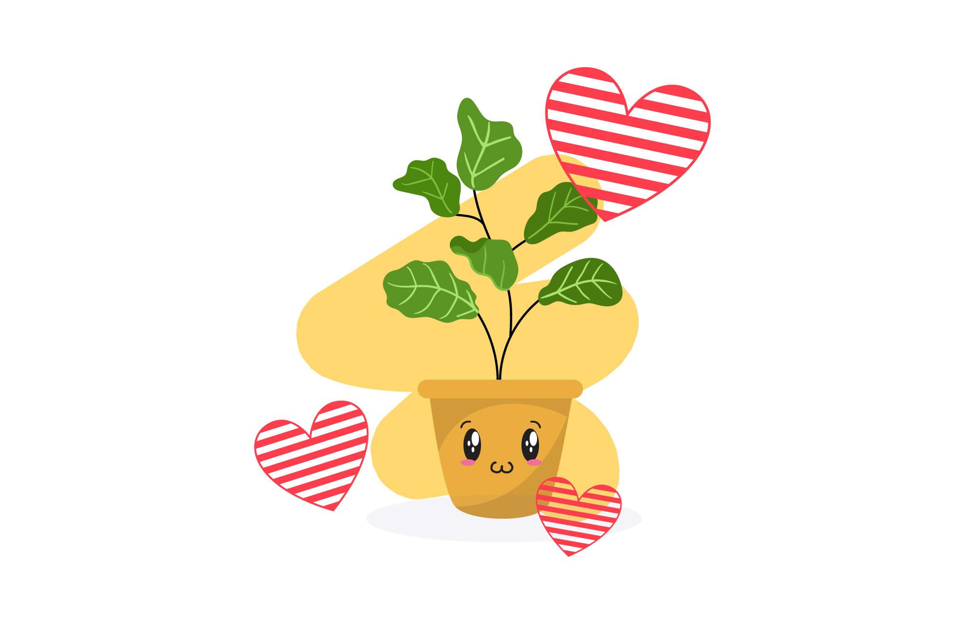 Valentine Plant Illustration Flower