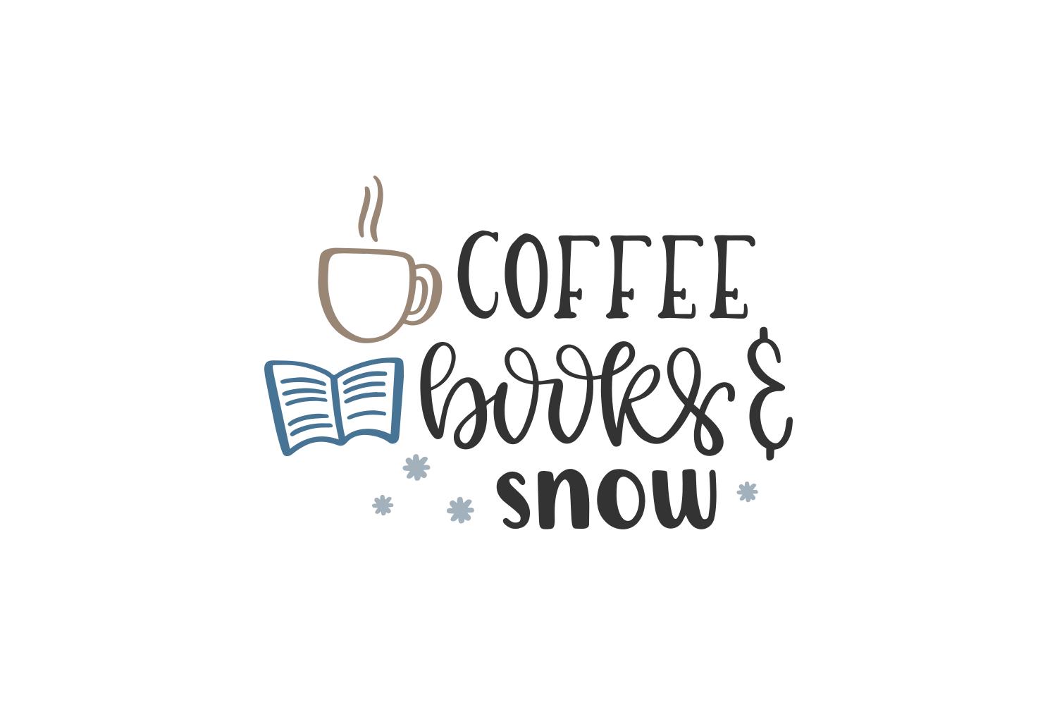 Coffee Books and Snow