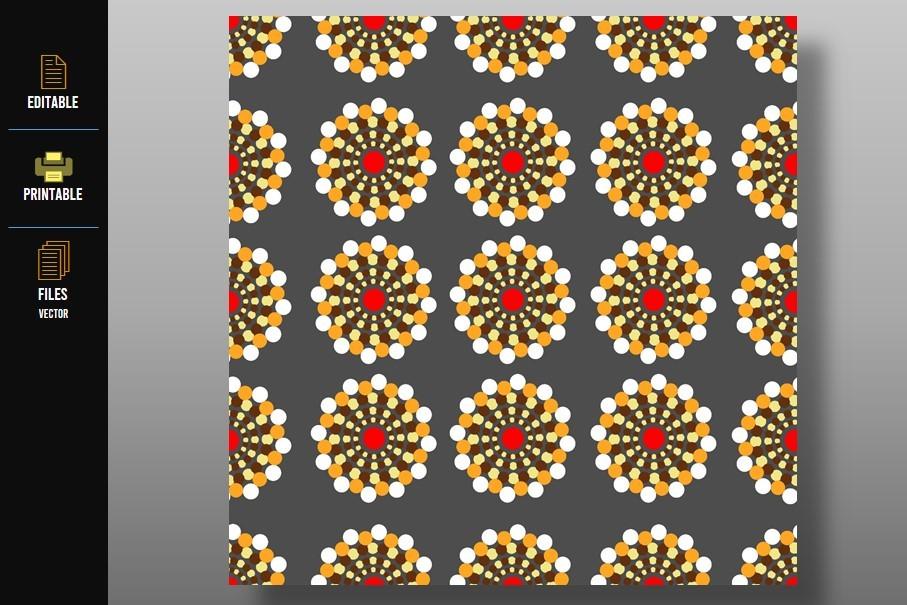 Colored Flowers Pattern