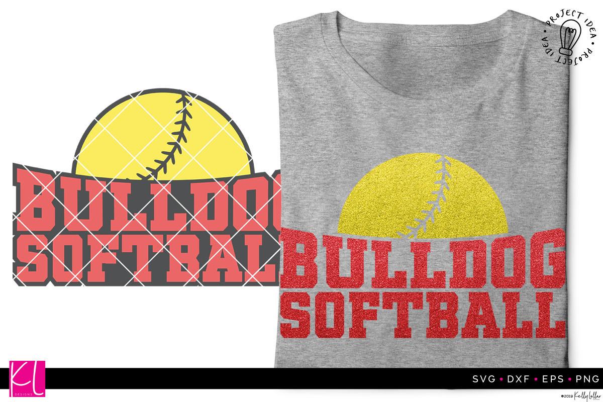 Bulldog Softball Curved