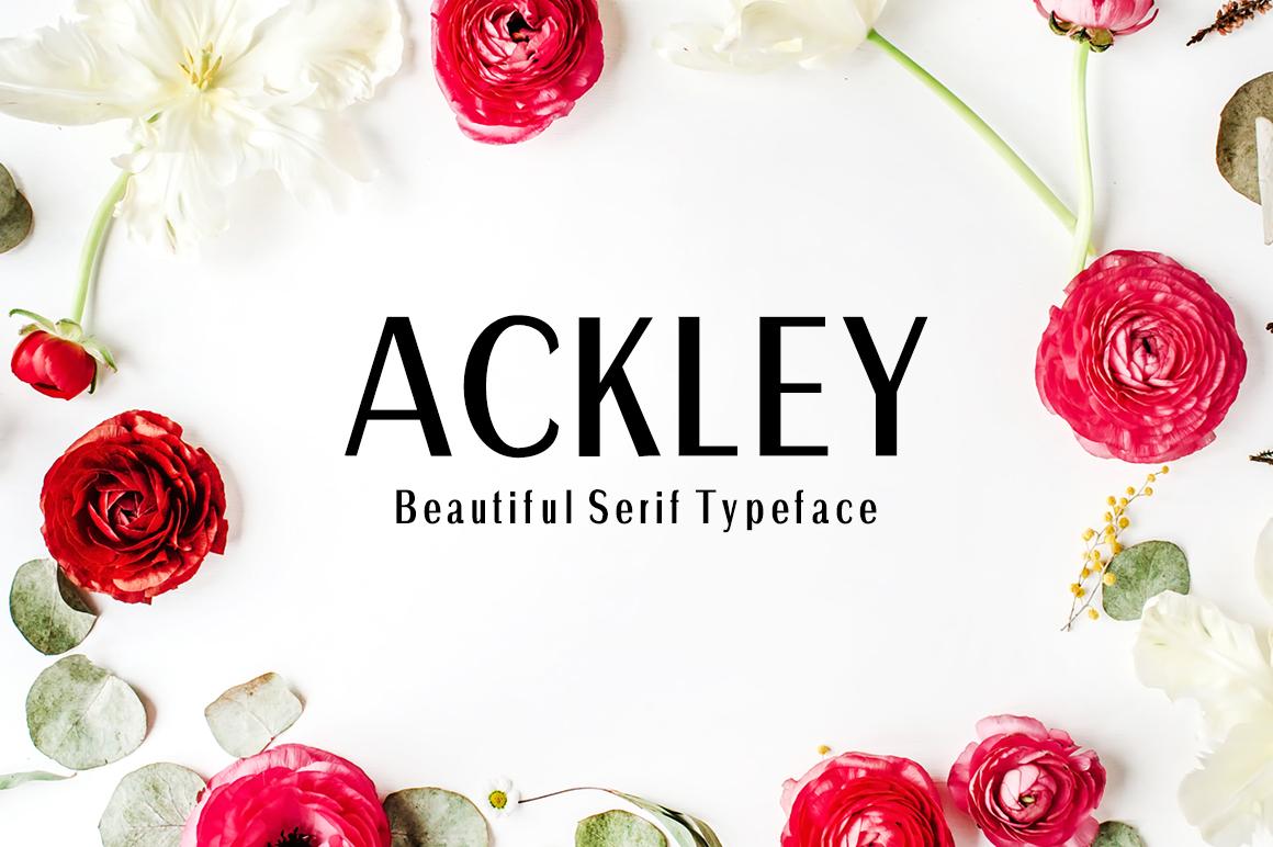Ackley Font