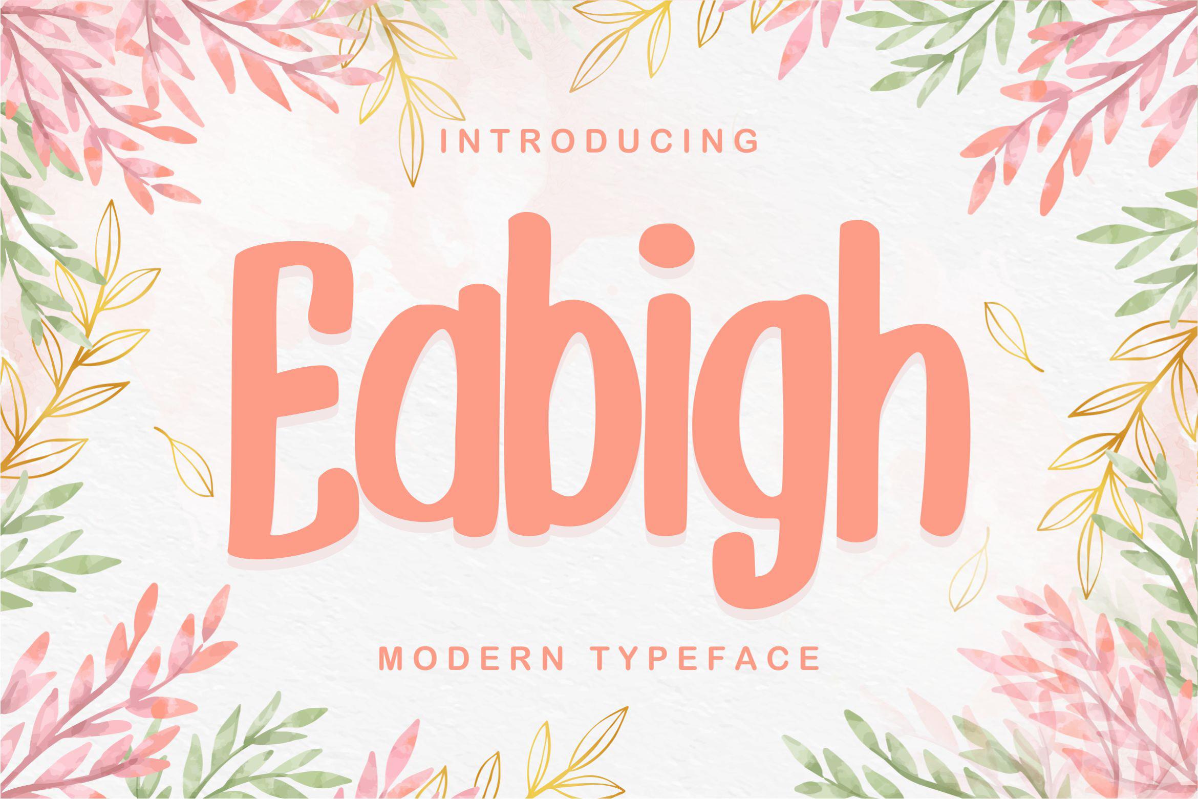 Eabigh Font