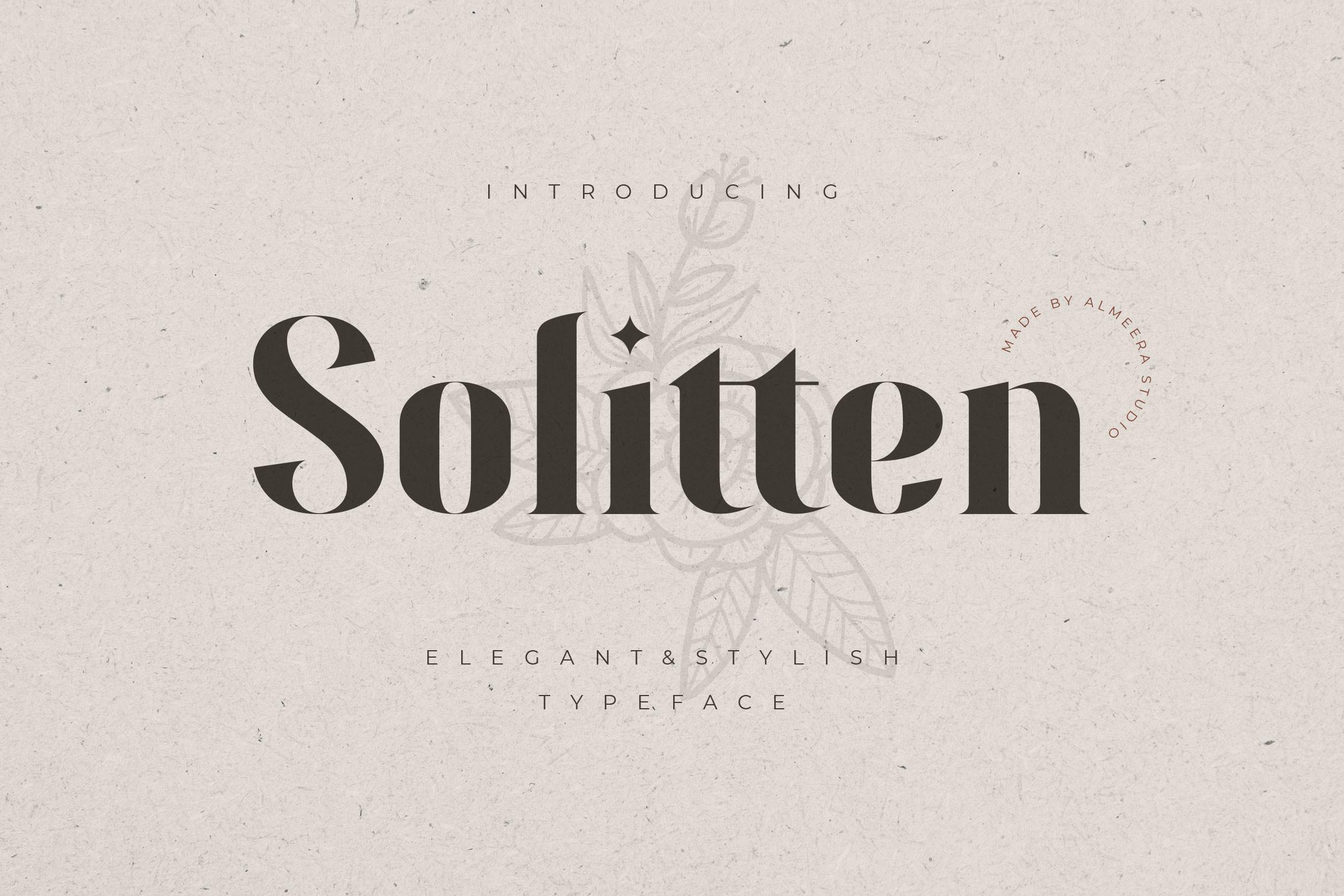 Solitten Font