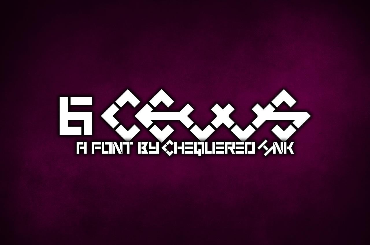 6 Cells Font
