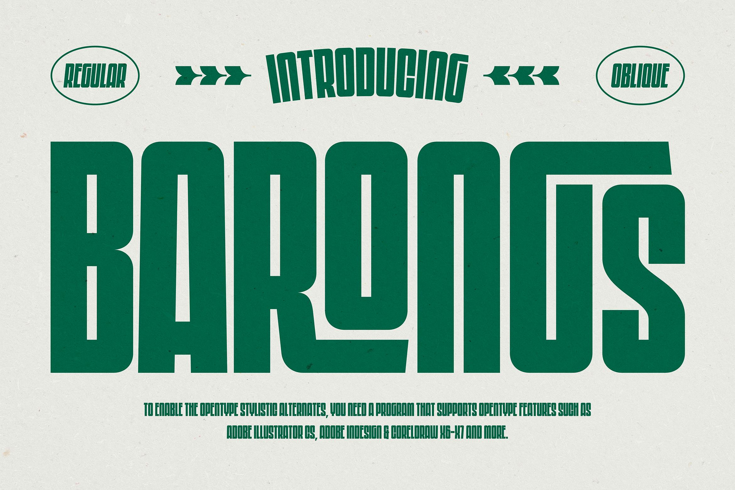Barongs Font