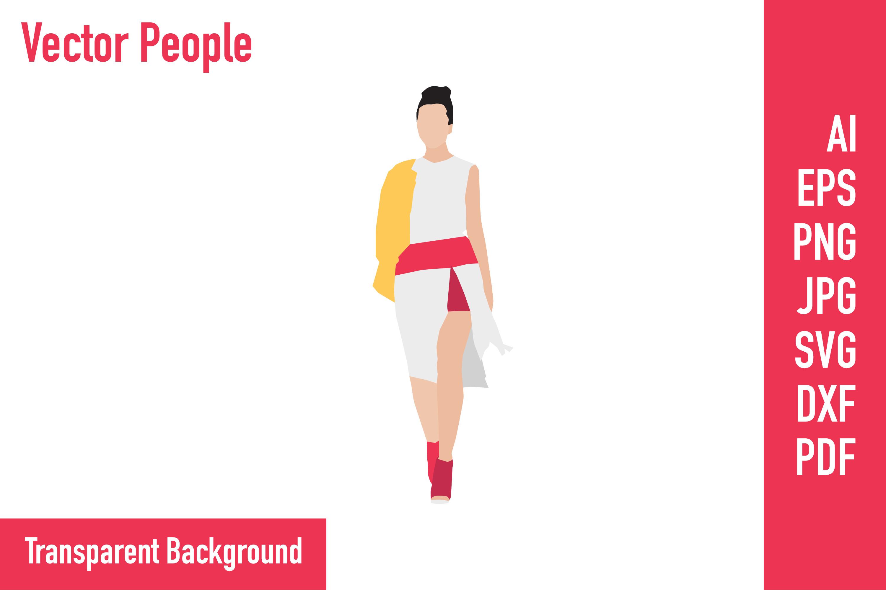 Fashionable Women Walking on the Catwalk